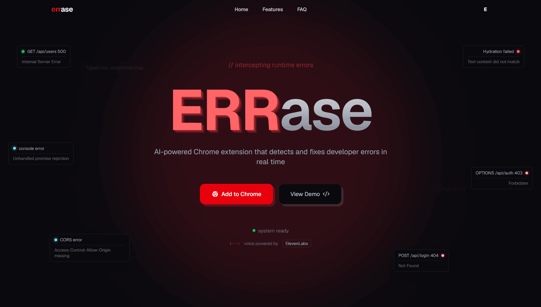 ERRASE preview